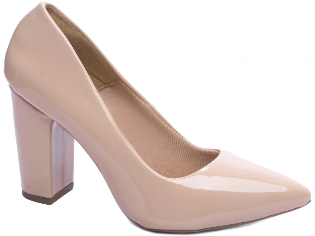 Sapato Scarpin Feminino de Verniz - Clear Torricella