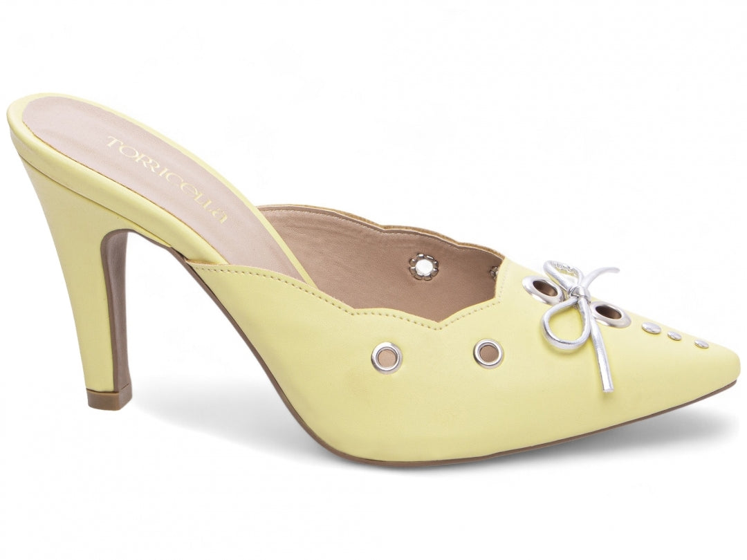 Sapato Scarpin Mule com Apliques - Florence Torricella