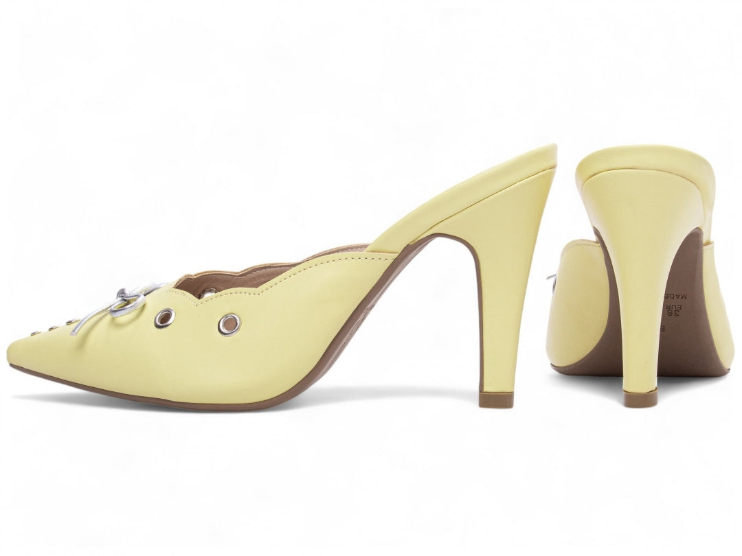 Sapato Scarpin Mule com Apliques - Florence Torricella