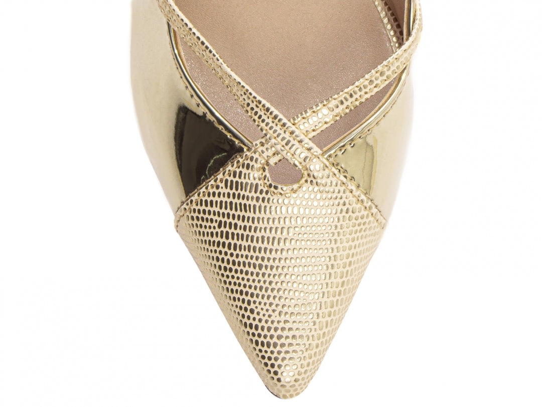 Sapato Scarpin Verniz Metalizado - Raven Torricella