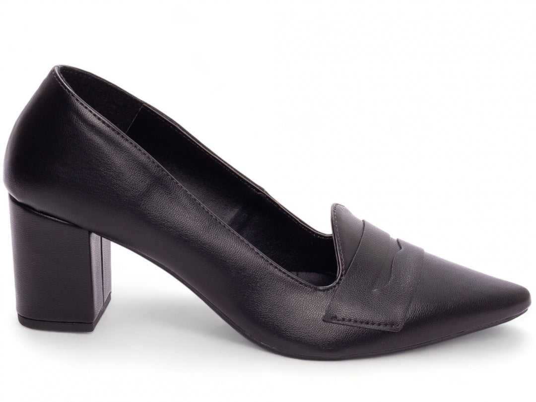 Sapato Scarpin Sleep Mocassim Salto Grosso - Detroit Torricella
