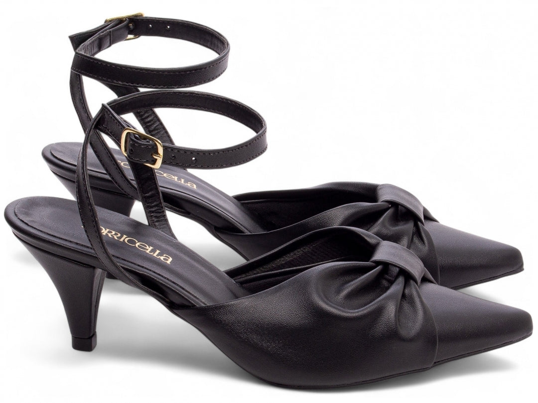 Sapato Scarpin Salto Fino com Fivela - Fusion Torricella