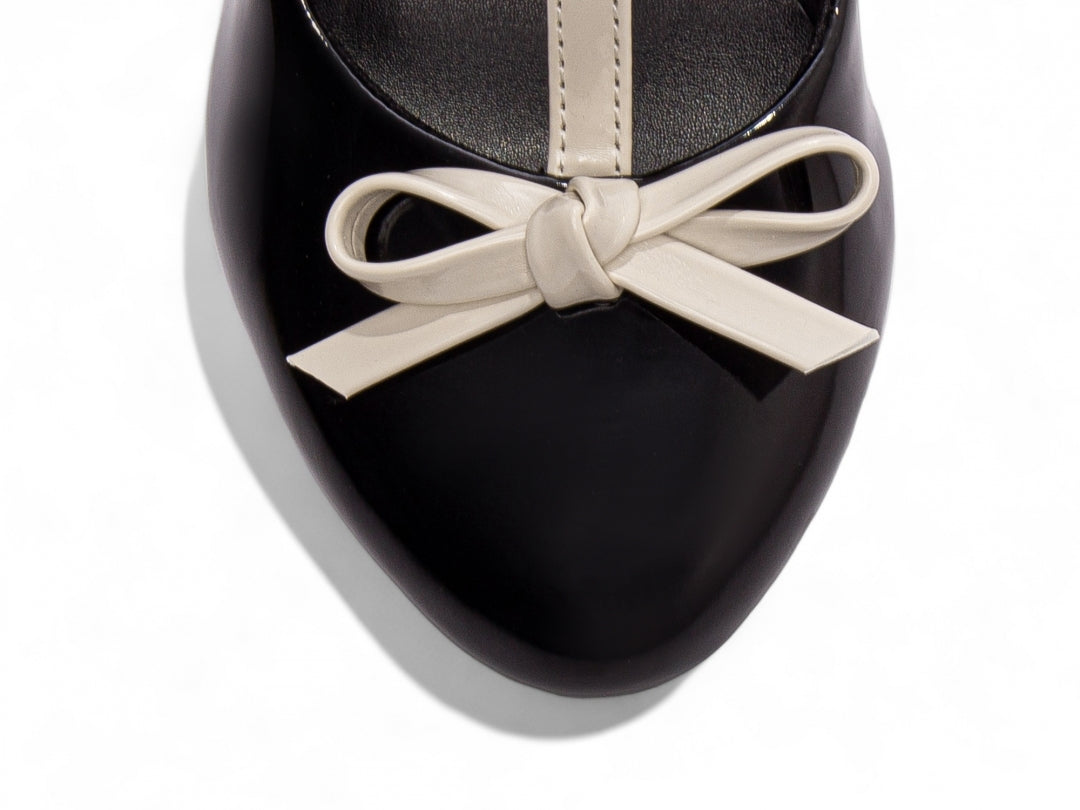 Sapato Boneca Feminino Mary Jane Salto Grosso com Laço - Lully Torricella