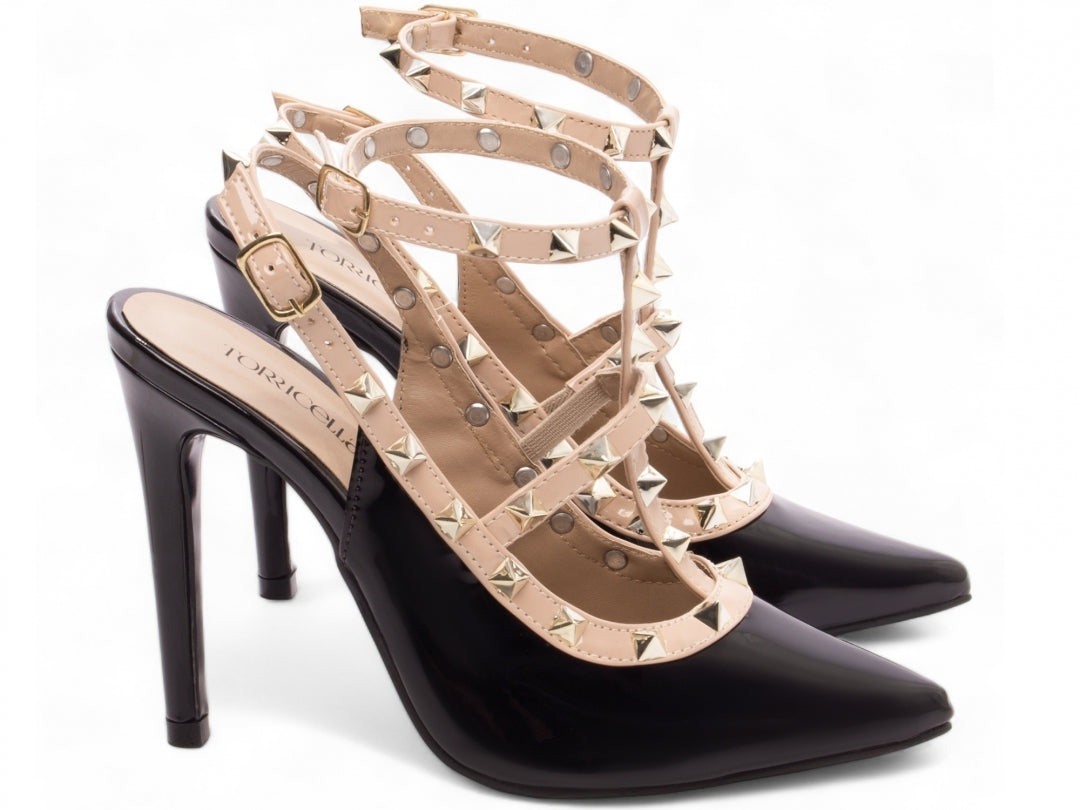 Sapato Scarpin Feminino em Verniz Salto 12 - Horus Torricella