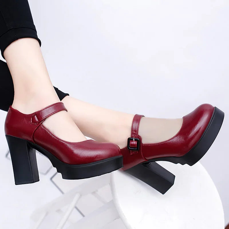 O Sapato Feminino Plataforma Alkimie é uma escolha moderna e estilosa para mulheres que desejam combinar elegância com um toque contemporâneo. Sapato sem Cadarço Sapato Plataforma Sapato Ortopédico Sapato Moderno Sapato Feminino Sapato Elegante Sapato Confortável Sapato com Salto Sapato Alto Sapato Sapato Feminino Plataforma com Fivela e Bico Redondo - Deluzen