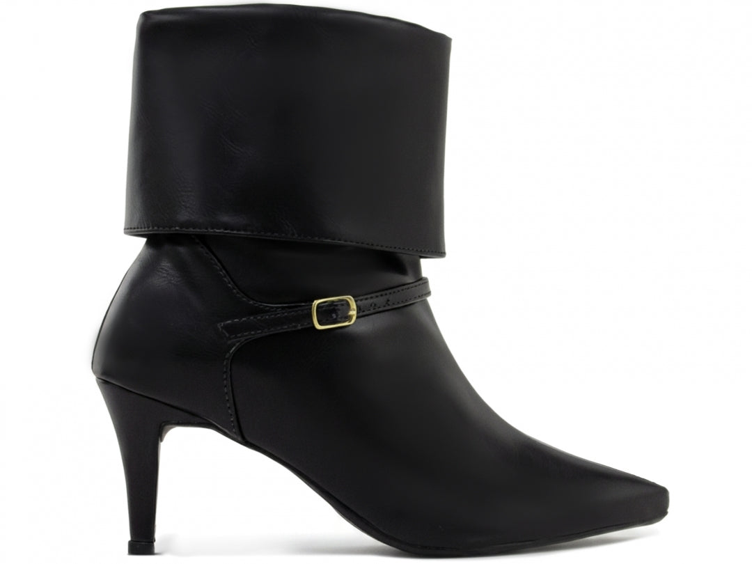 Bota Feminina Ankle Cano Curto e Salto Grosso -  Aisha Torricella