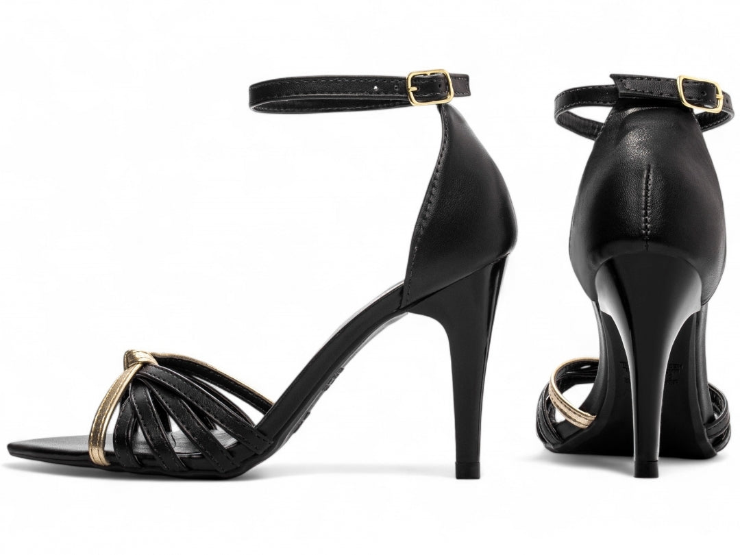 Sandália de Bico Fino com Fivela - Atlas Torricella