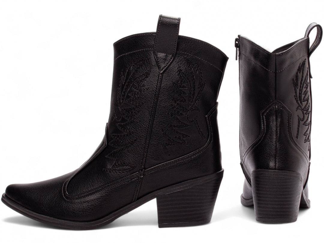 Bota Feminina Country Cano Curto Bico Fino - Holdem Torricella