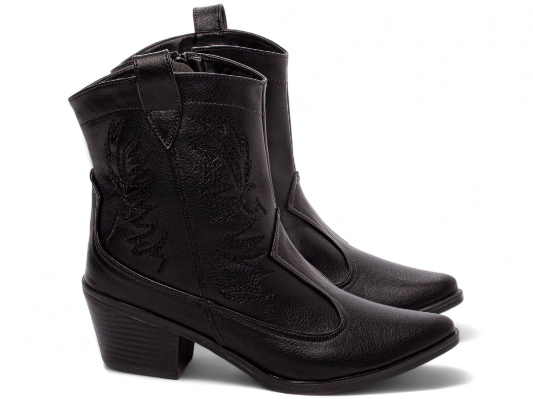 Bota Feminina Country Cano Curto Bico Fino - Holdem Torricella