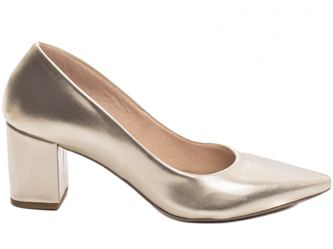 Sapato Scarpin Feminino Clássico Salto Quadrado - Alloy Torricella