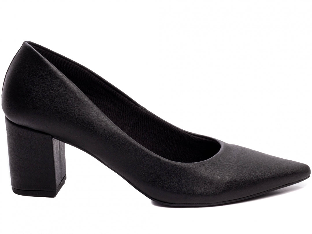 Sapato Scarpin Feminino Clássico Salto Quadrado - Alloy Torricella
