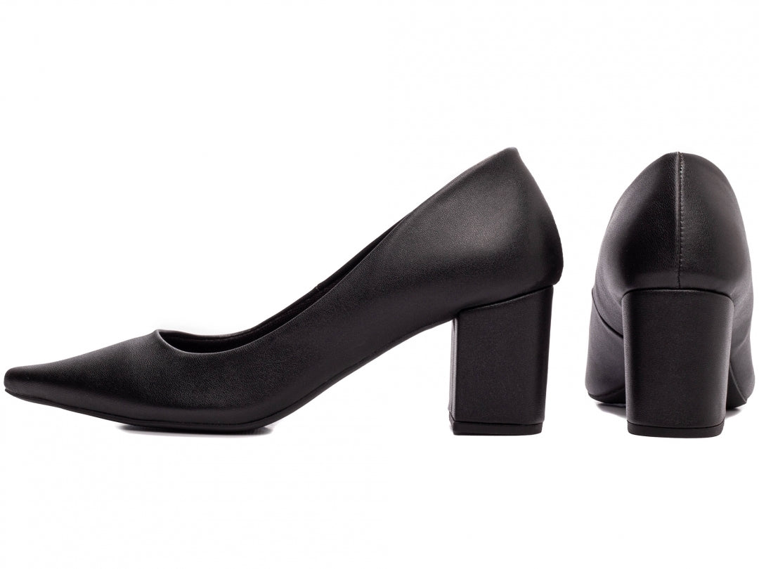 Sapato Scarpin Feminino Clássico Salto Quadrado - Alloy Torricella