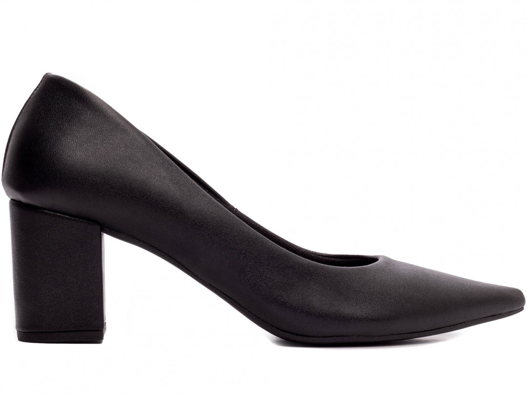 Sapato Scarpin Feminino Clássico Salto Quadrado - Alloy Torricella