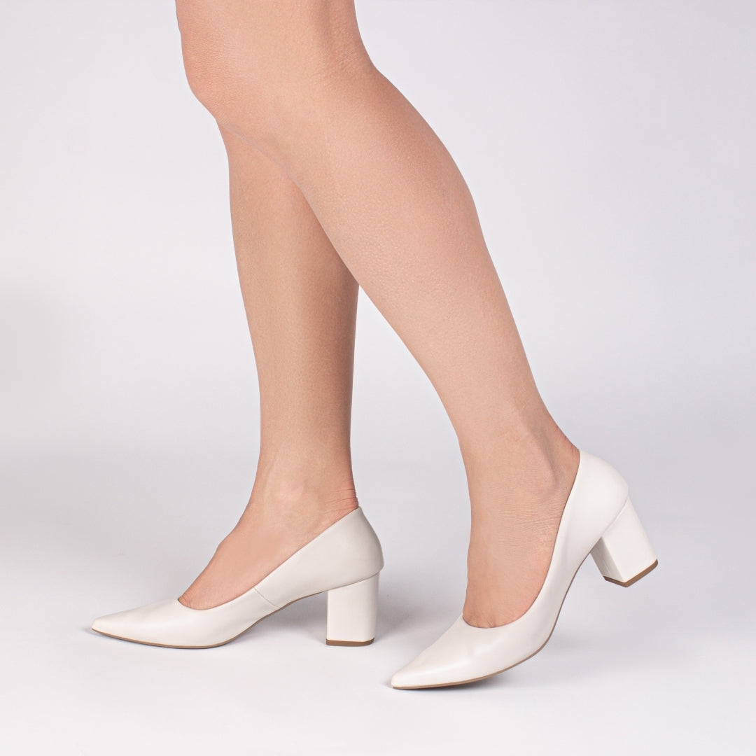 Sapato Scarpin Feminino Clássico Salto Quadrado - Alloy Torricella