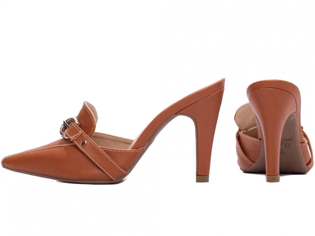 Scarpin Mule Feminino com Fivela - Pacco Torricella