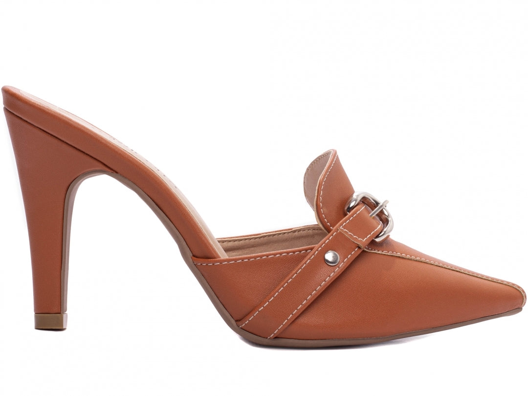 Scarpin Mule Feminino com Fivela - Pacco Torricella