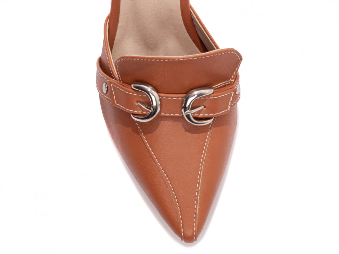Scarpin Mule Feminino com Fivela - Pacco Torricella