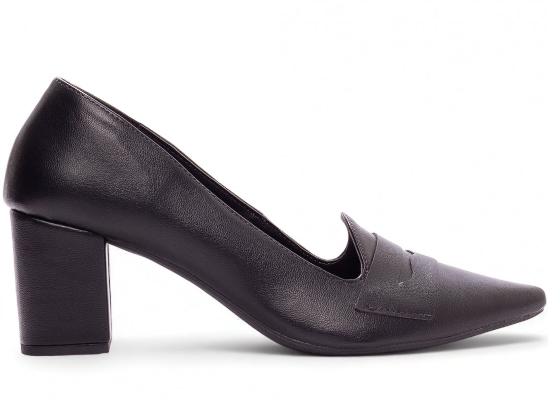 Sapato Scarpin Sleep Mocassim Salto Grosso - Detroit Torricella