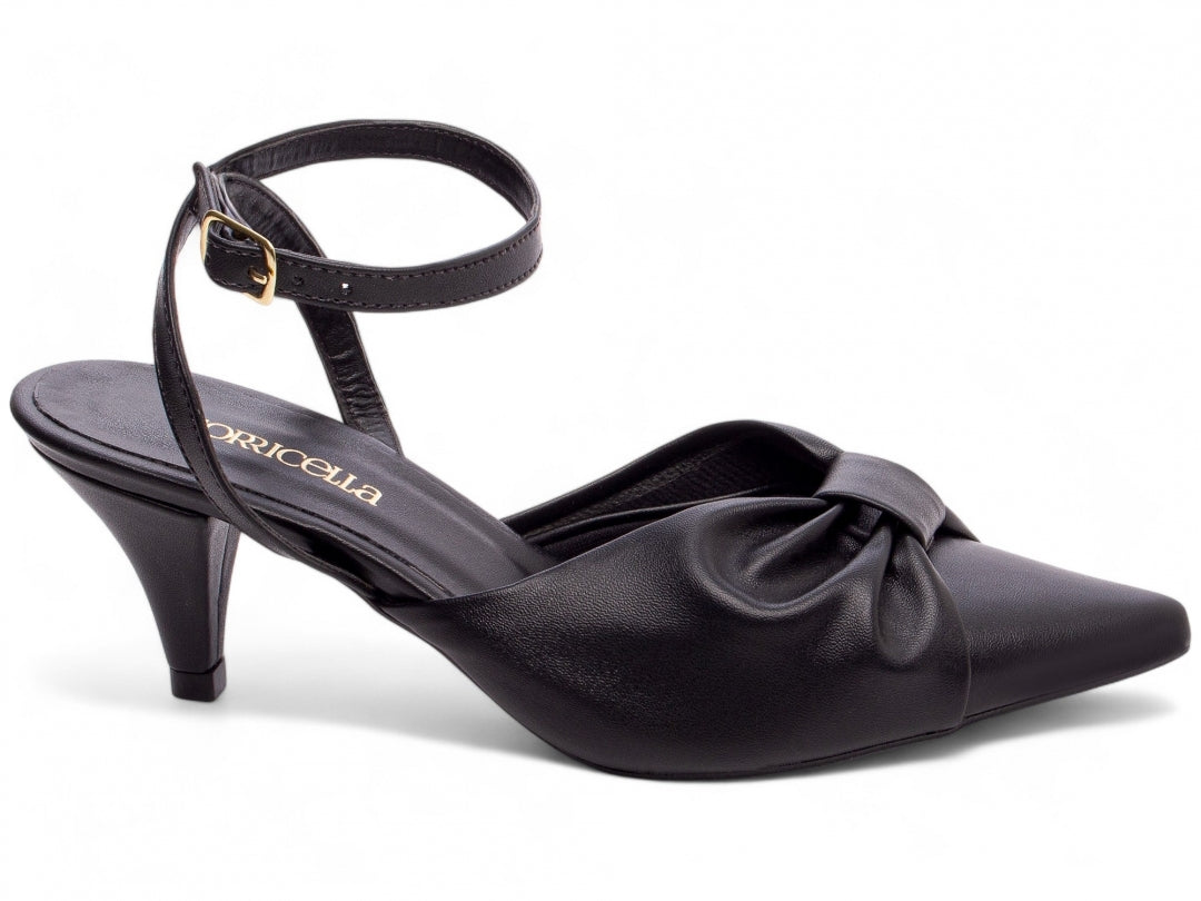 Sapato Scarpin Salto Fino com Fivela - Fusion Torricella