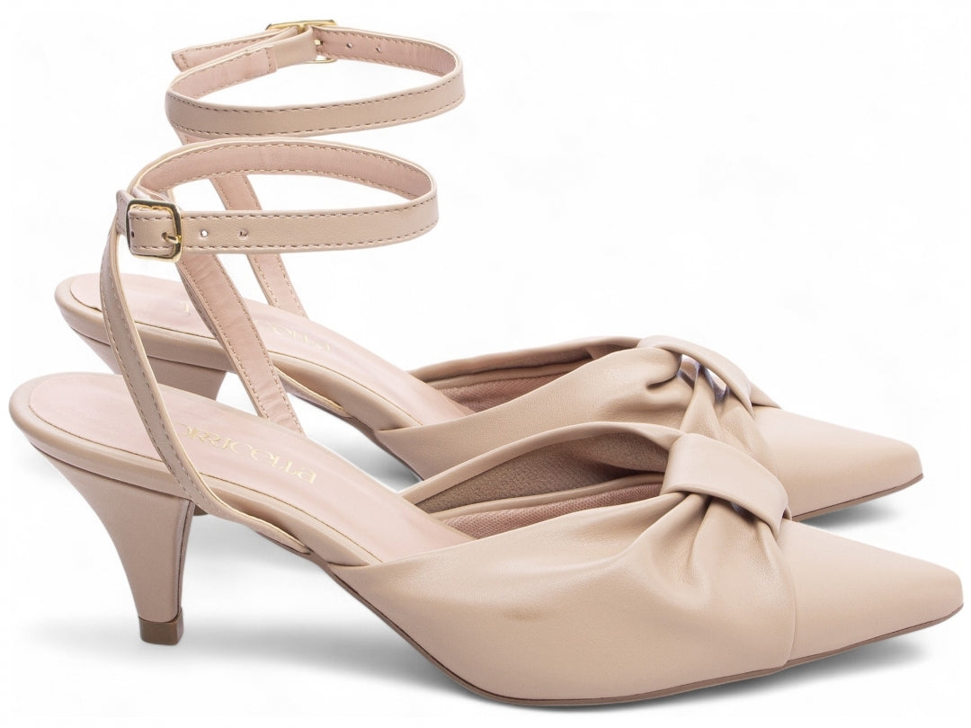 Sapato Scarpin Salto Fino com Fivela - Fusion Torricella
