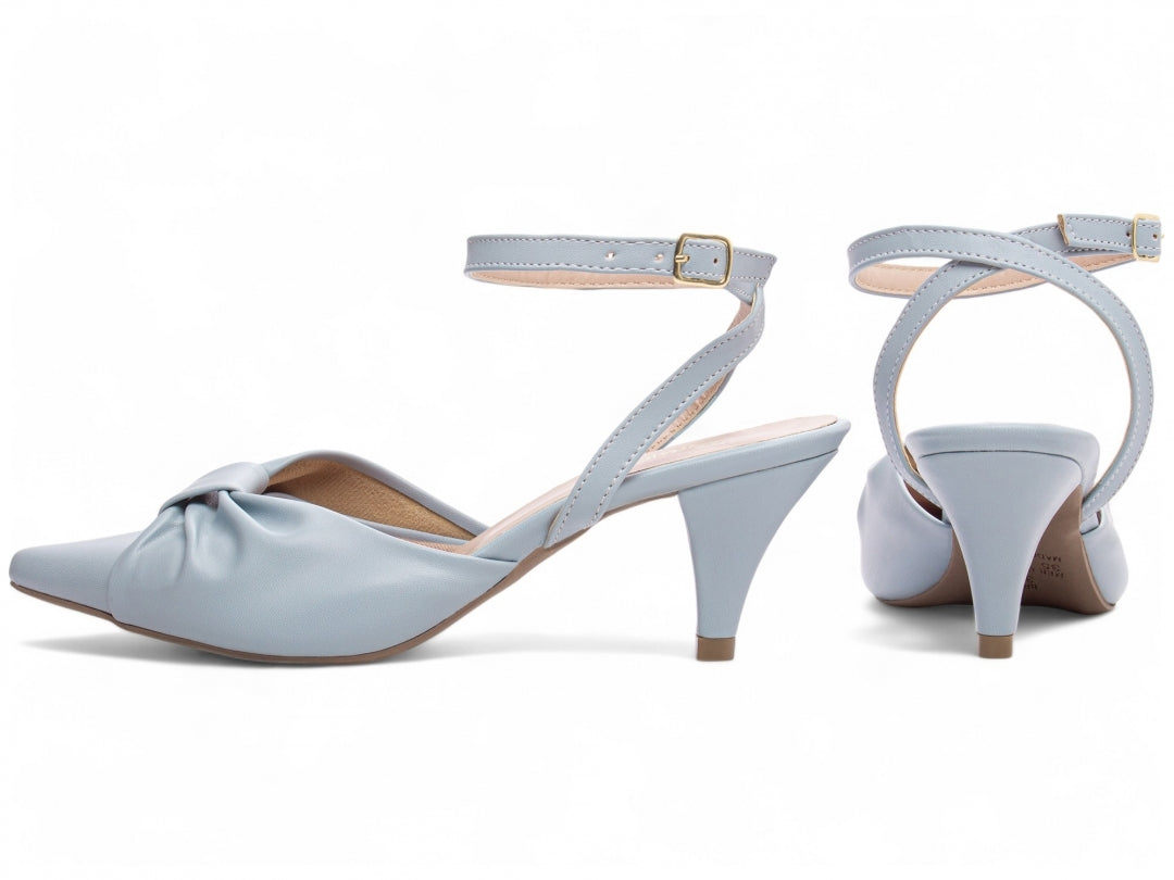 Sapato Scarpin Salto Fino com Fivela - Fusion Torricella