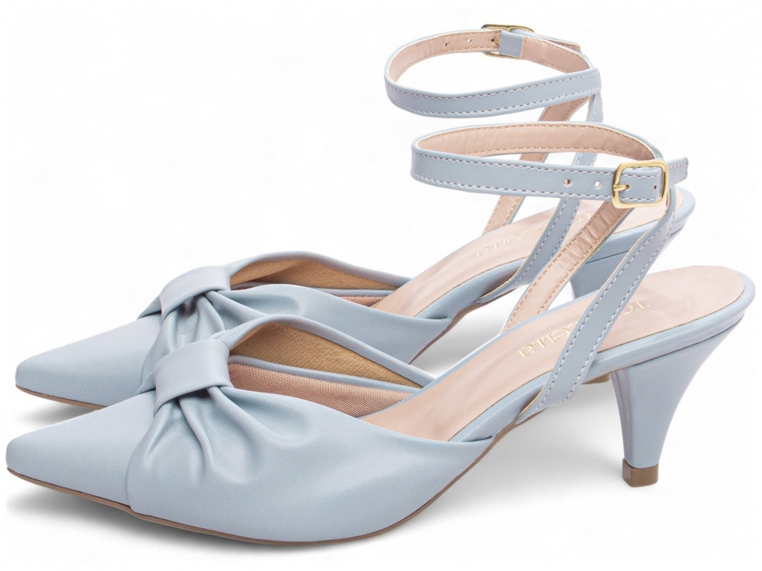 Sapato Scarpin Salto Fino com Fivela - Fusion Torricella