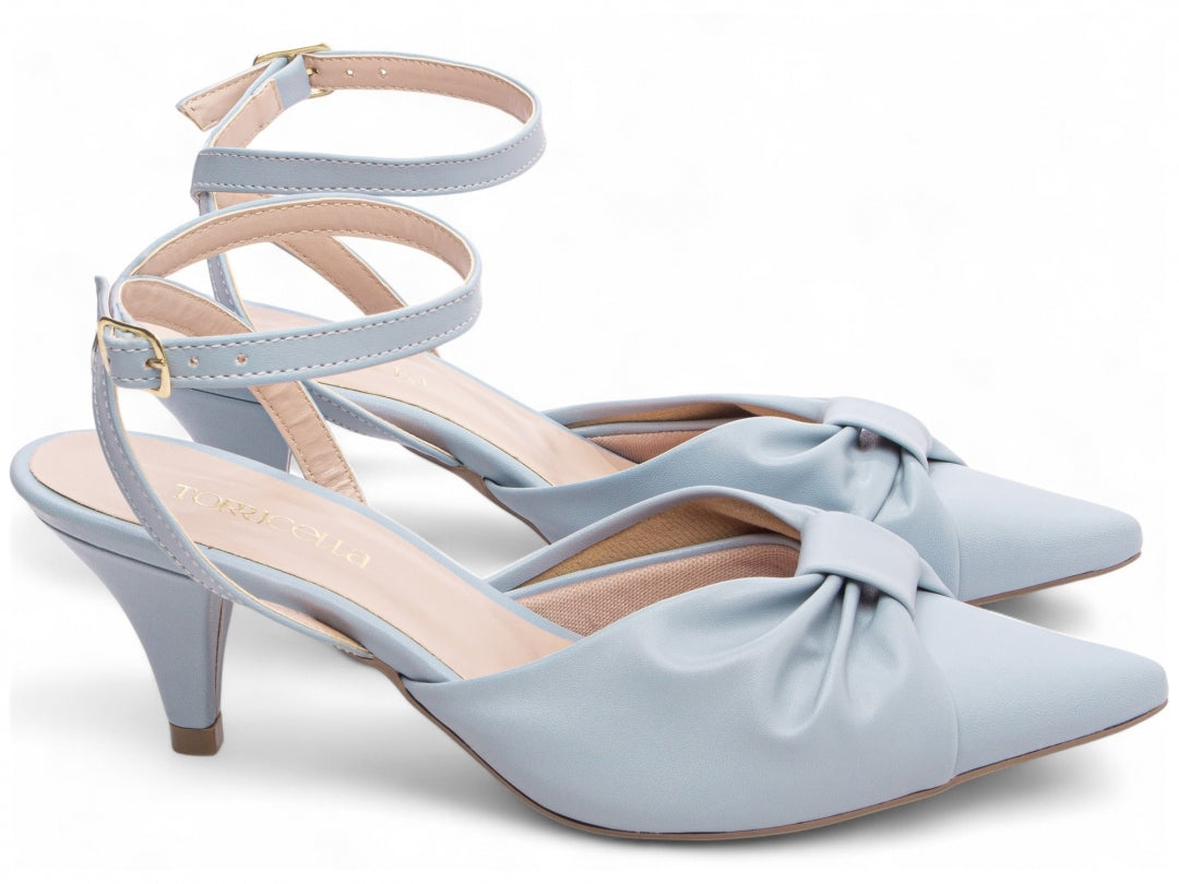 Sapato Scarpin Salto Fino com Fivela - Fusion Torricella