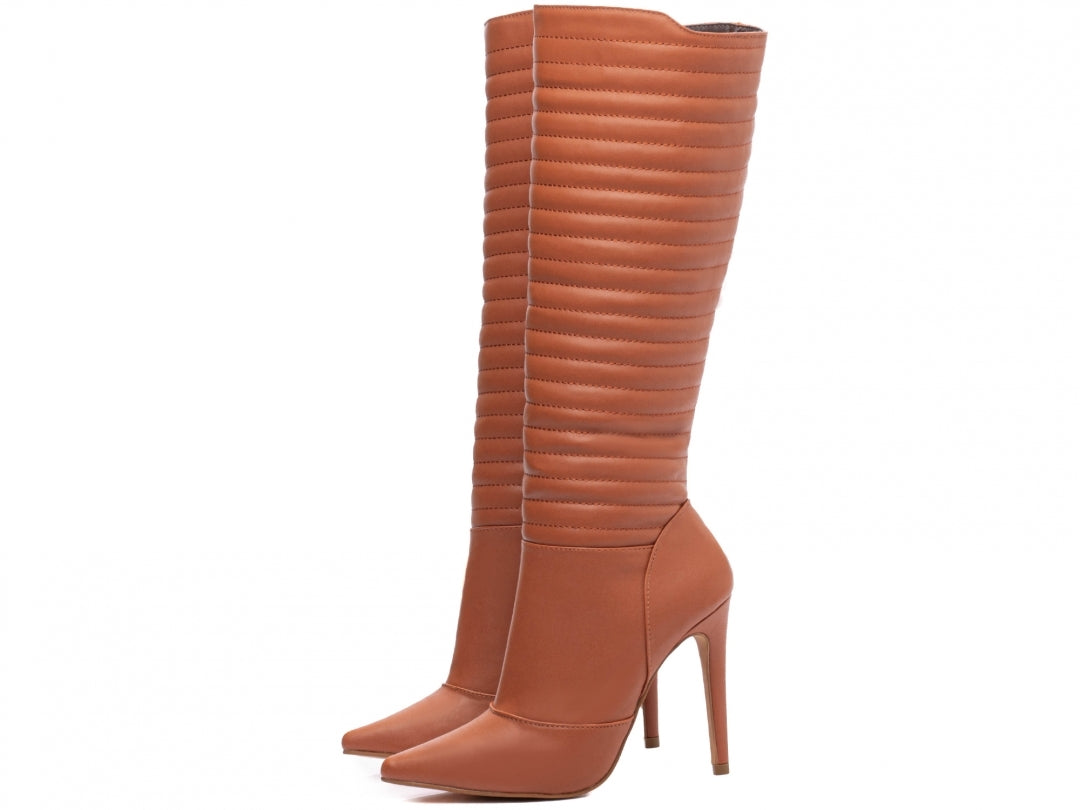 Bota Feminina Salto 12 com Cano Alto - Sizon Torricella