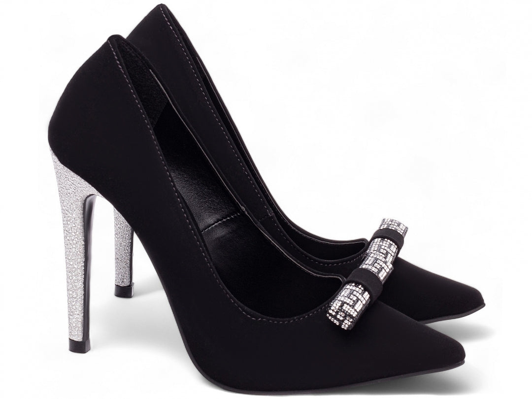 Sapato Scarpin Salto 12 Clássico Com Laço - Petra Torricella