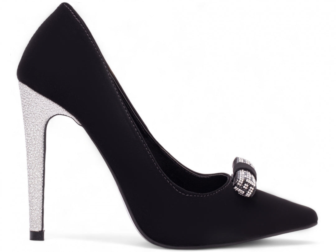 Sapato Scarpin Salto 12 Clássico Com Laço - Petra Torricella