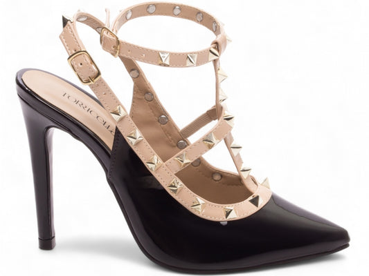 Sapato Scarpin Feminino em Verniz Salto 12 - Horus Torricella